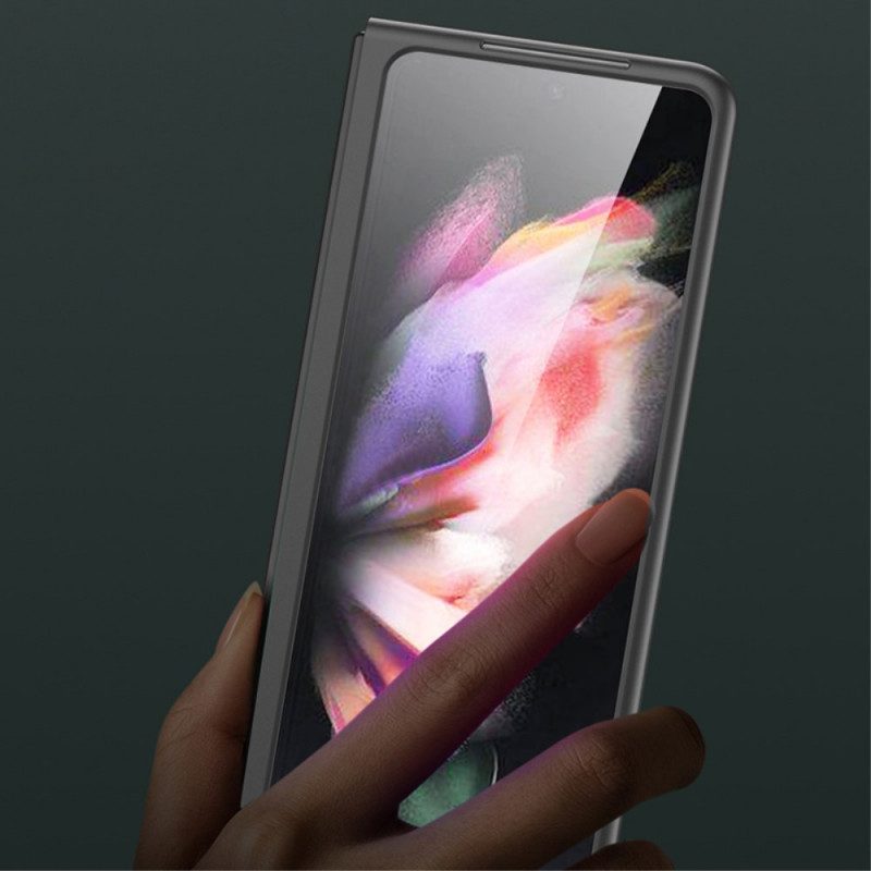 Telefoonhoesje voor Samsung Galaxy Z Fold 3 5G Roestvrij Geborsteld