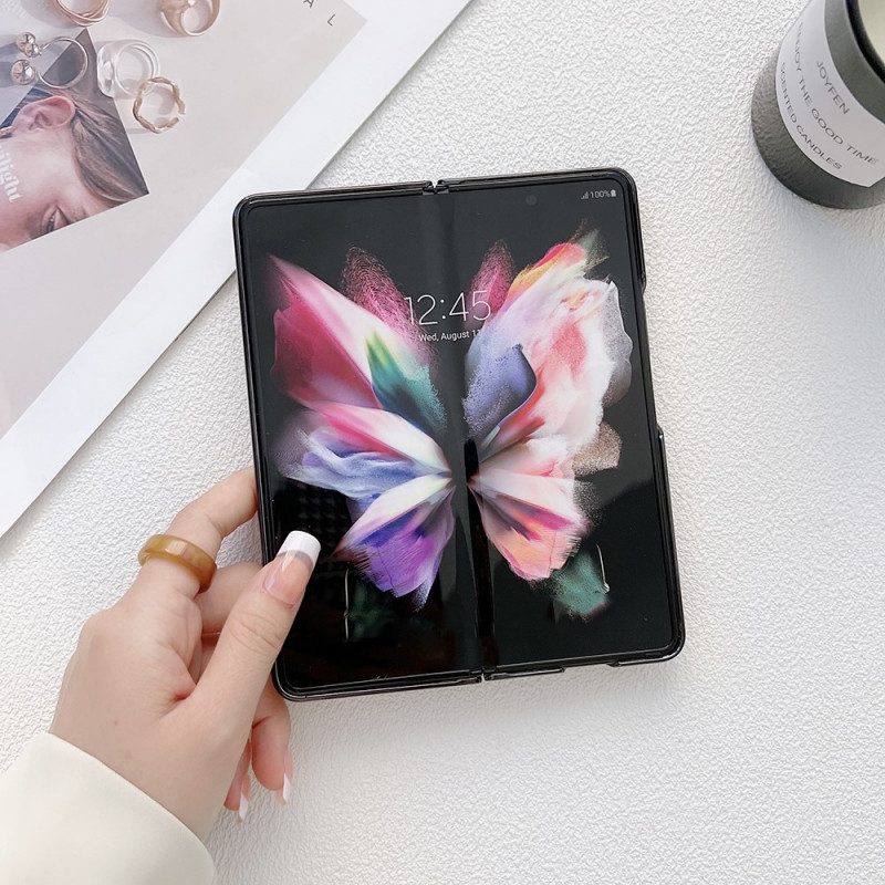 Telefoonhoesje voor Samsung Galaxy Z Fold 3 5G Schermbeschermer & Ringhouder