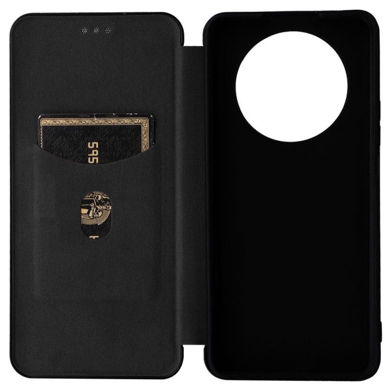 Bescherming Hoesje voor Honor Magic 4 Lite 5G Folio-hoesje Gekleurde Koolstofvezel