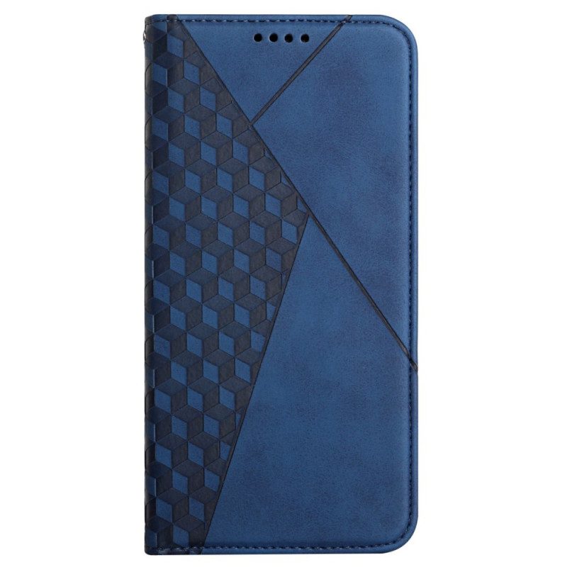 Bescherming Hoesje voor Xiaomi Mi 11i 5G Folio-hoesje Geo Leereffect