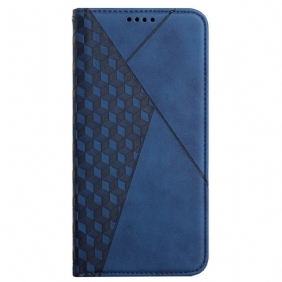 Bescherming Hoesje voor Xiaomi Mi 11i 5G Folio-hoesje Geo Leereffect