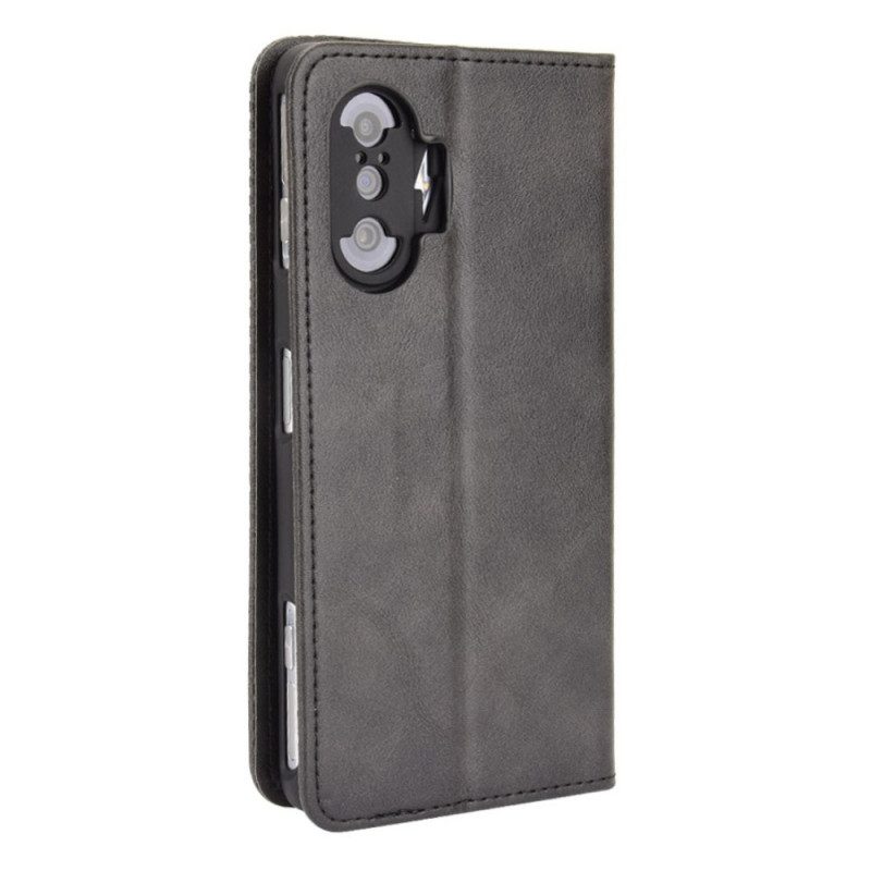 Bescherming Hoesje voor Xiaomi Mi 11i 5G Folio-hoesje Gestileerd Vintage Leereffect