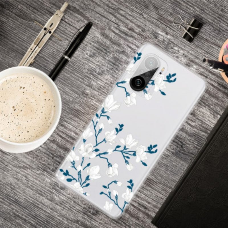 Hoesje voor Xiaomi Mi 11i 5G Witte Bloemen