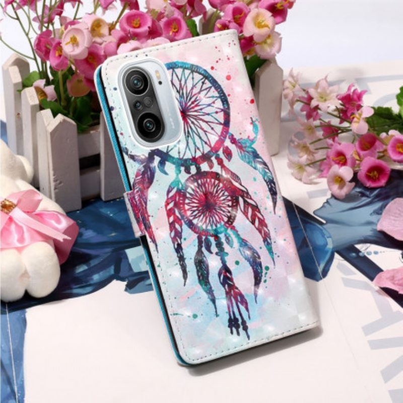 Leren Hoesje voor Xiaomi Mi 11i 5G Aquarel Dromenvanger