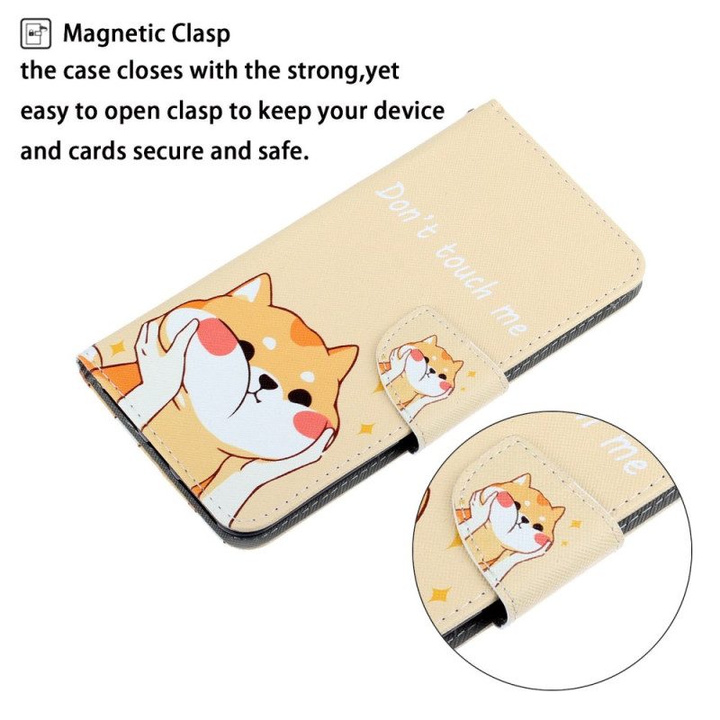 Bescherming Hoesje Xiaomi Redmi Note 13 4g Akita-patroon Met Riem