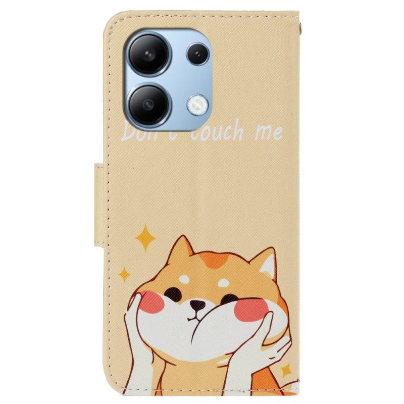 Bescherming Hoesje Xiaomi Redmi Note 13 4g Akita-patroon Met Riem