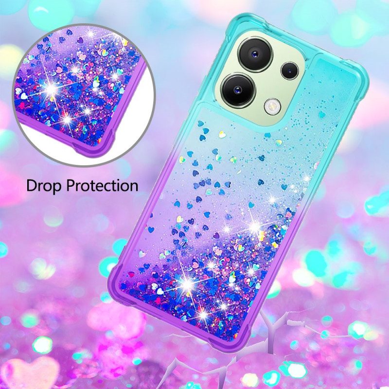 Cover Hoesje Xiaomi Redmi Note 13 4g Telefoonhoesje Glitterverloop