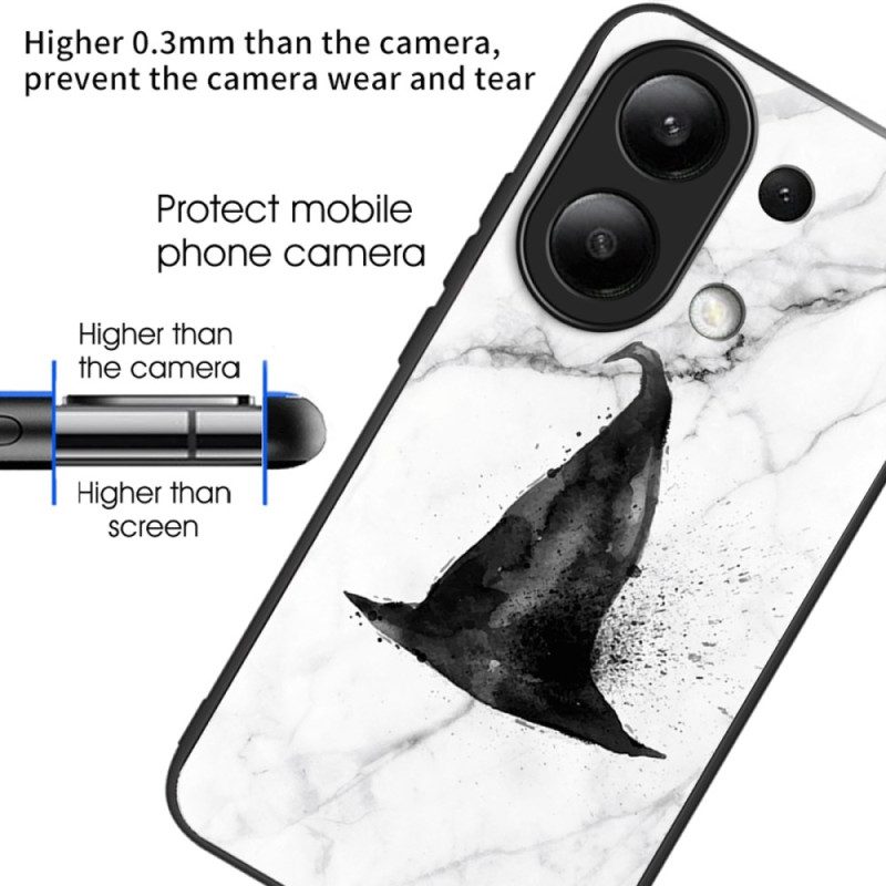 Cover Hoesje Xiaomi Redmi Note 13 4g Telefoonhoesje Hoed Van Gehard Glas