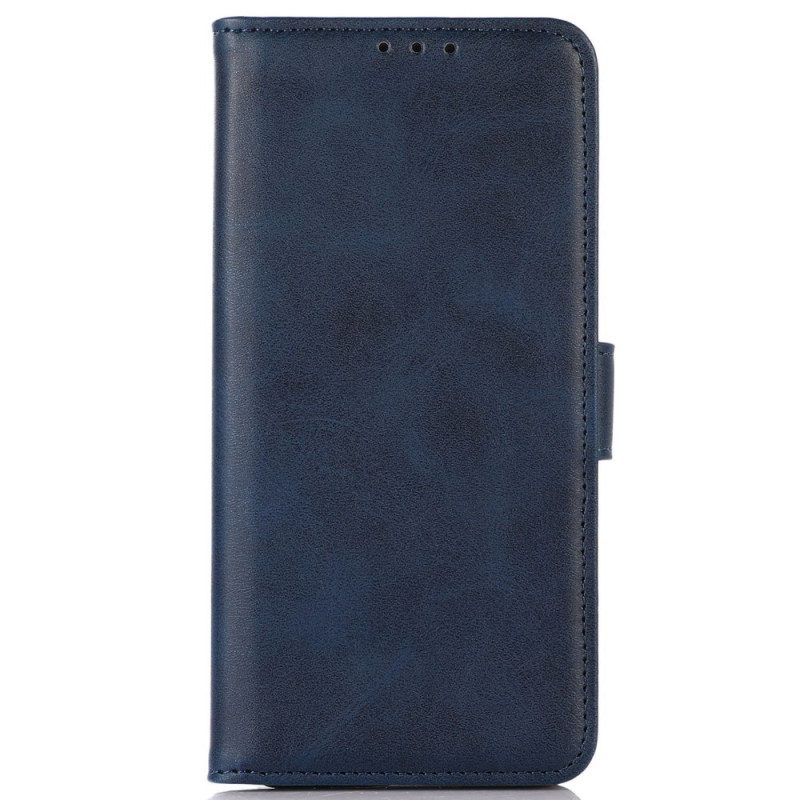 Flip Case Leren Xiaomi Redmi Note 13 4g Ledereffect