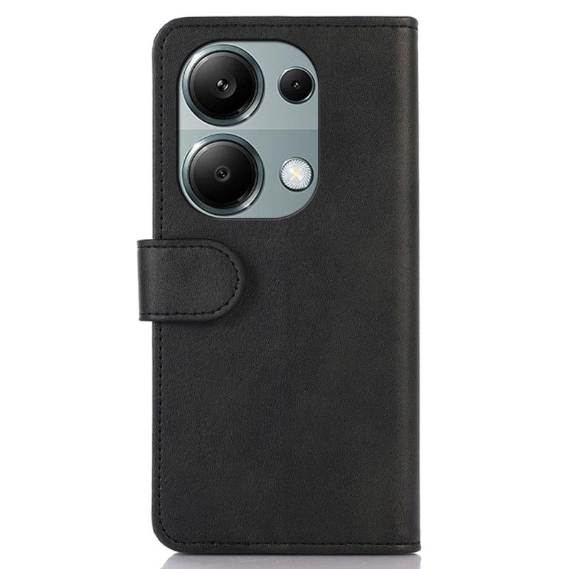 Flip Case Leren Xiaomi Redmi Note 13 4g Ledereffect