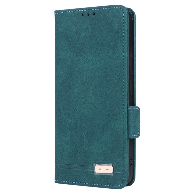 Folio-hoesje Xiaomi Redmi Note 13 4g Dubbele Sluiting In Vintage-stijl