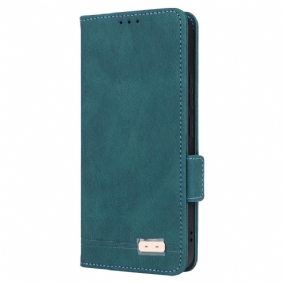 Folio-hoesje Xiaomi Redmi Note 13 4g Dubbele Sluiting In Vintage-stijl