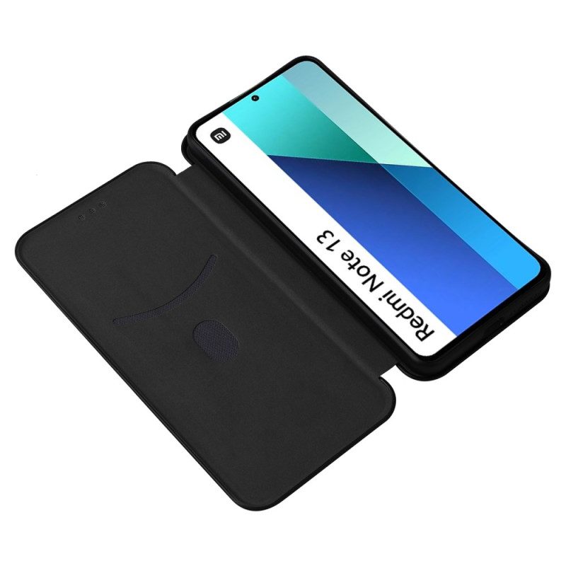 Folio-hoesje Xiaomi Redmi Note 13 4g Koolstofvezel