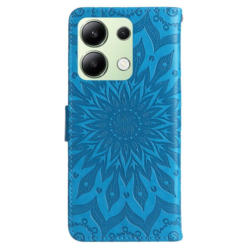 Folio-hoesje Xiaomi Redmi Note 13 4g Mandala Met Bandje