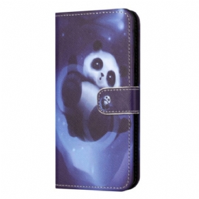 Folio-hoesje Xiaomi Redmi Note 13 4g Space Panda-riem