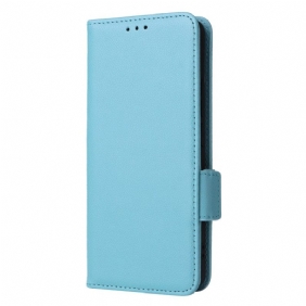 Folio-hoesje Xiaomi Redmi Note 13 4g Telefoonhoesje Leren Stijl Met Riem