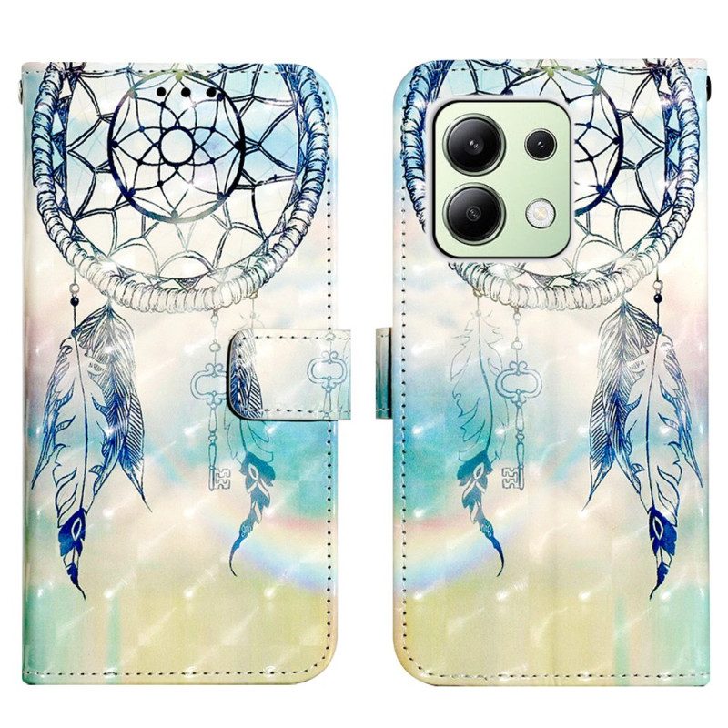 Folio-hoesje Xiaomi Redmi Note 13 4g Telefoonhoesje Pastelkleurige Dromenvanger