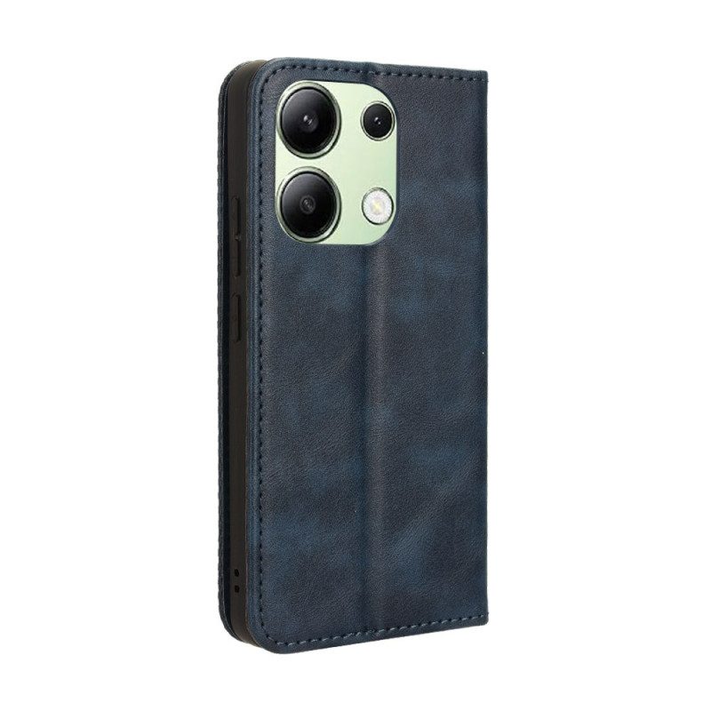 Folio-hoesje Xiaomi Redmi Note 13 4g Vintage Kunstleer