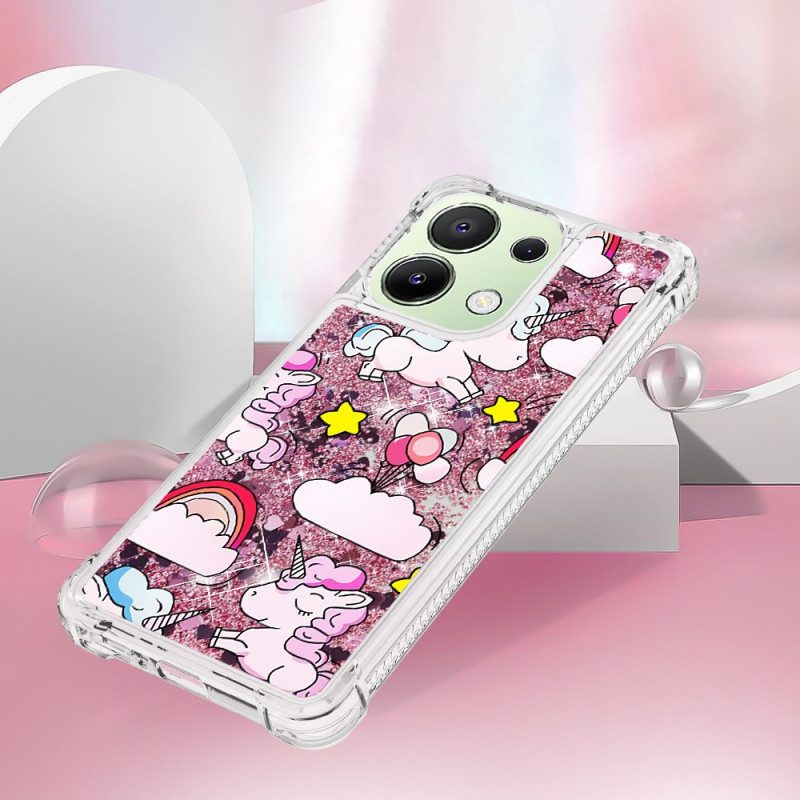 Hoesje Voor Xiaomi Redmi Note 13 4g Pailletten Met Cartoonpatroon