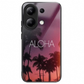 Hoesje Xiaomi Redmi Note 13 4g Aloha Gehard Glas