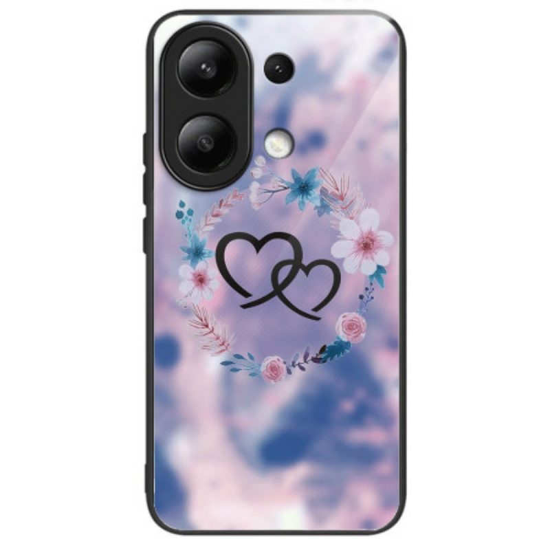 Hoesje Xiaomi Redmi Note 13 4g Hart Tot Hart Gehard Glas Bescherming Hoesje