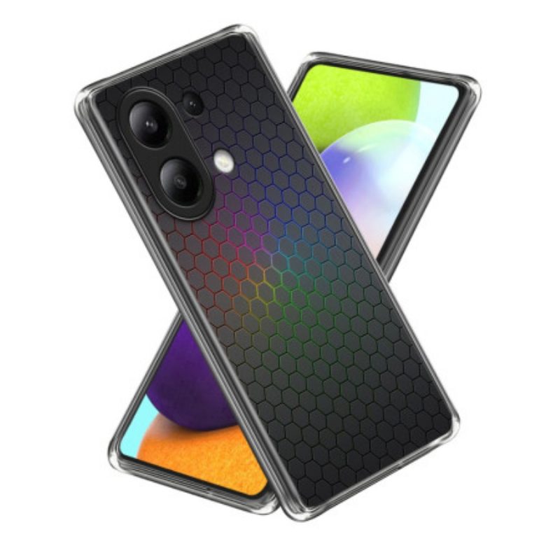 Hoesje Xiaomi Redmi Note 13 4g Kleurrijke Honingraat