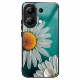 Hoesje Xiaomi Redmi Note 13 4g Madeliefjes Van Gehard Glas Bescherming Hoesje