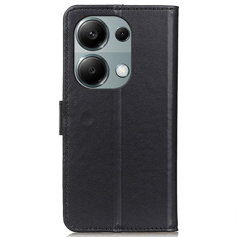 Leren Hoesje Voor Xiaomi Redmi Note 13 4g Imitatieleer