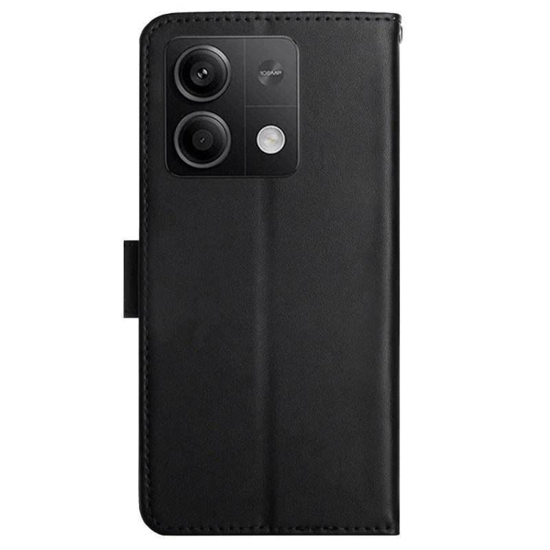 Leren Hoesje Voor Xiaomi Redmi Note 13 4g Nappaleer