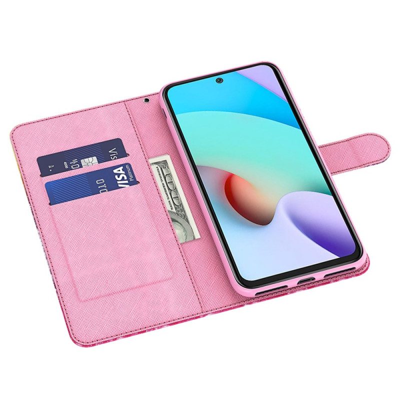 Leren Hoesje Xiaomi Redmi Note 13 4g Strapless Impatiens Bescherming Hoesje