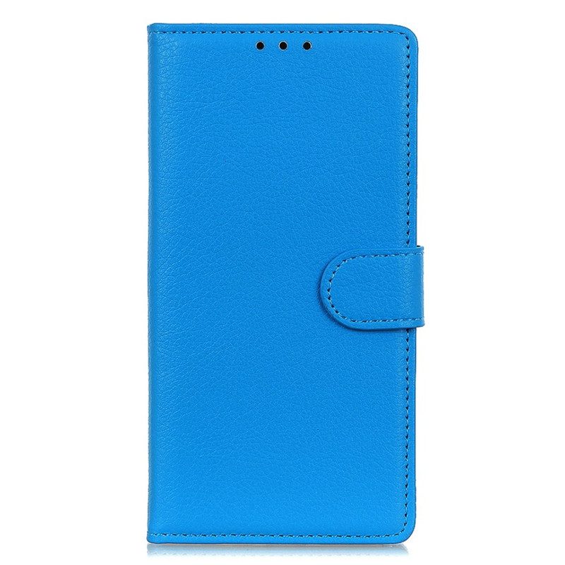 Leren Hoesje Xiaomi Redmi Note 13 4g Traditioneel Kunstleer Bescherming Hoesje