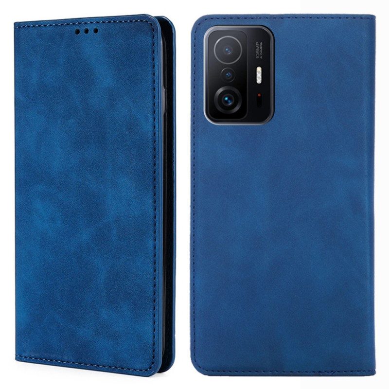 Bescherming Hoesje voor Xiaomi 11T / 11T Pro Folio-hoesje Aanraking Van De Huid