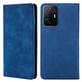 Bescherming Hoesje voor Xiaomi 11T / 11T Pro Folio-hoesje Aanraking Van De Huid