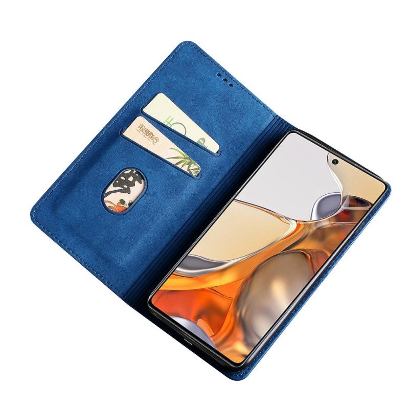 Bescherming Hoesje voor Xiaomi 11T / 11T Pro Folio-hoesje Aanraking Van De Huid