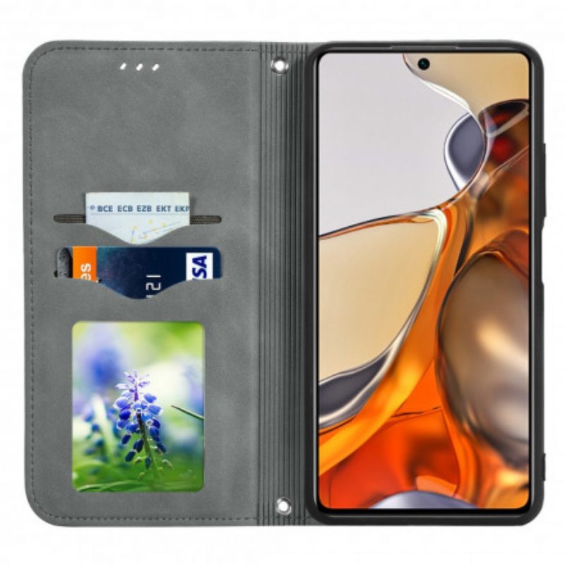 Bescherming Hoesje voor Xiaomi 11T / 11T Pro Folio-hoesje Aanraking Van De Huid