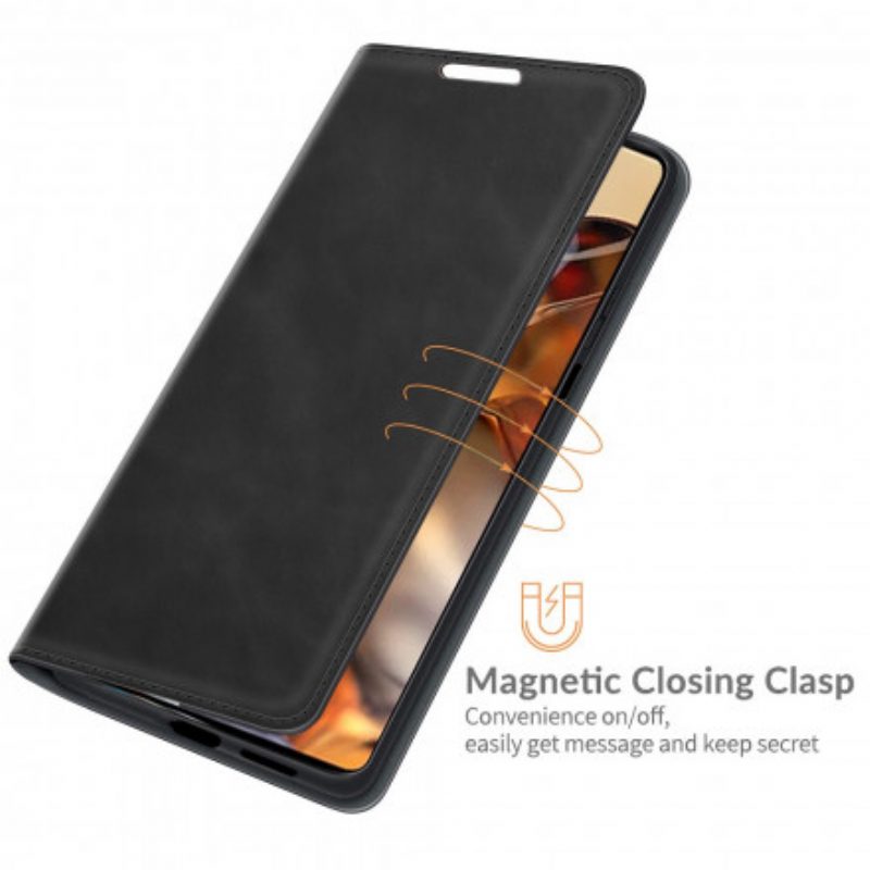 Bescherming Hoesje voor Xiaomi 11T / 11T Pro Folio-hoesje Aanraking Van De Huid