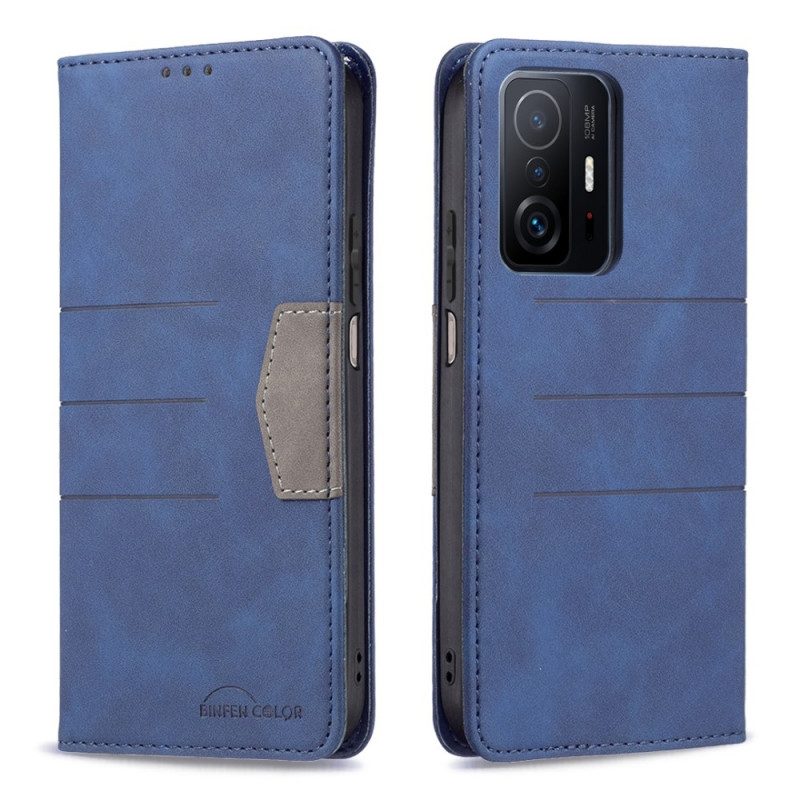 Bescherming Hoesje voor Xiaomi 11T / 11T Pro Folio-hoesje Binfen-kleur