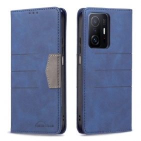 Bescherming Hoesje voor Xiaomi 11T / 11T Pro Folio-hoesje Binfen-kleur