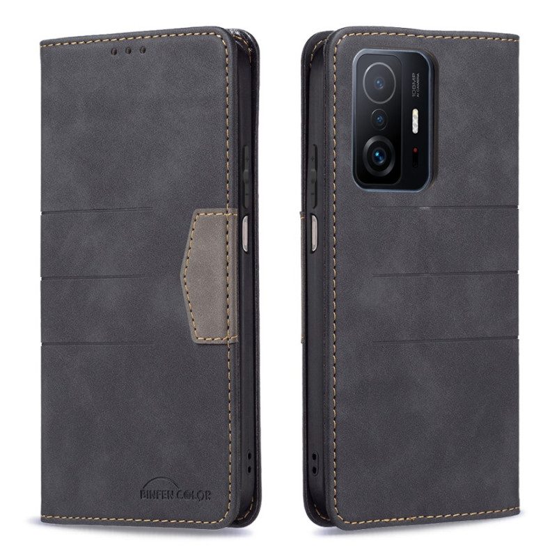 Bescherming Hoesje voor Xiaomi 11T / 11T Pro Folio-hoesje Binfen-kleur