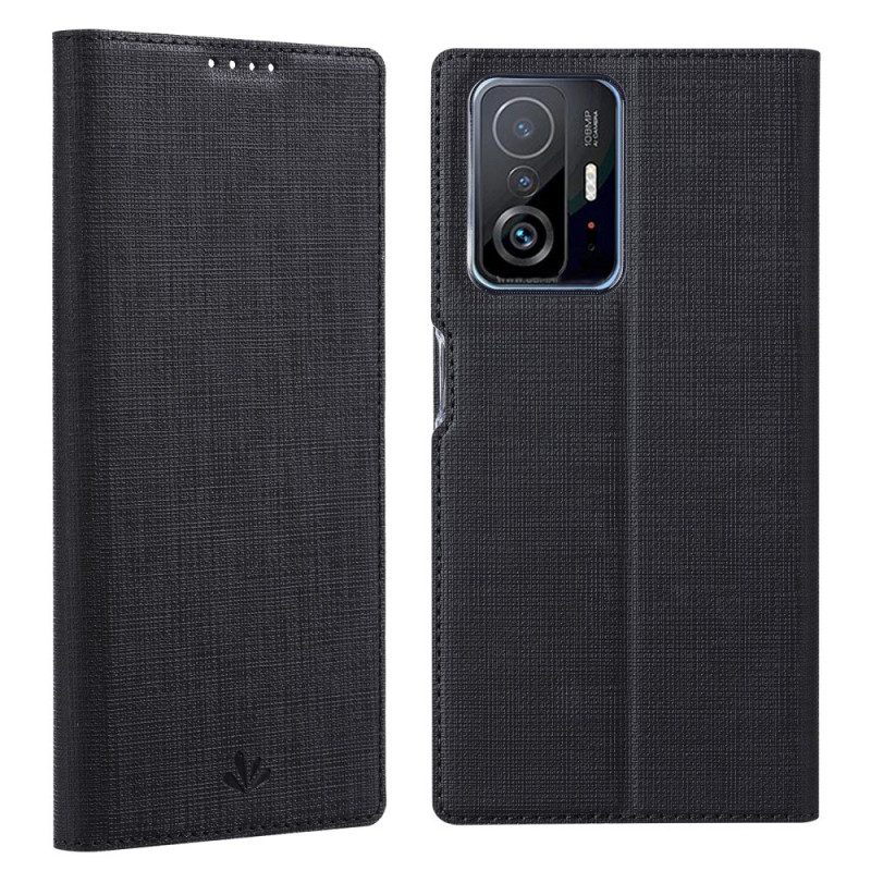 Bescherming Hoesje voor Xiaomi 11T / 11T Pro Folio-hoesje Getextureerde Vili Dmx