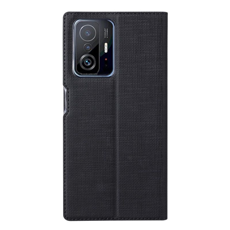 Bescherming Hoesje voor Xiaomi 11T / 11T Pro Folio-hoesje Getextureerde Vili Dmx