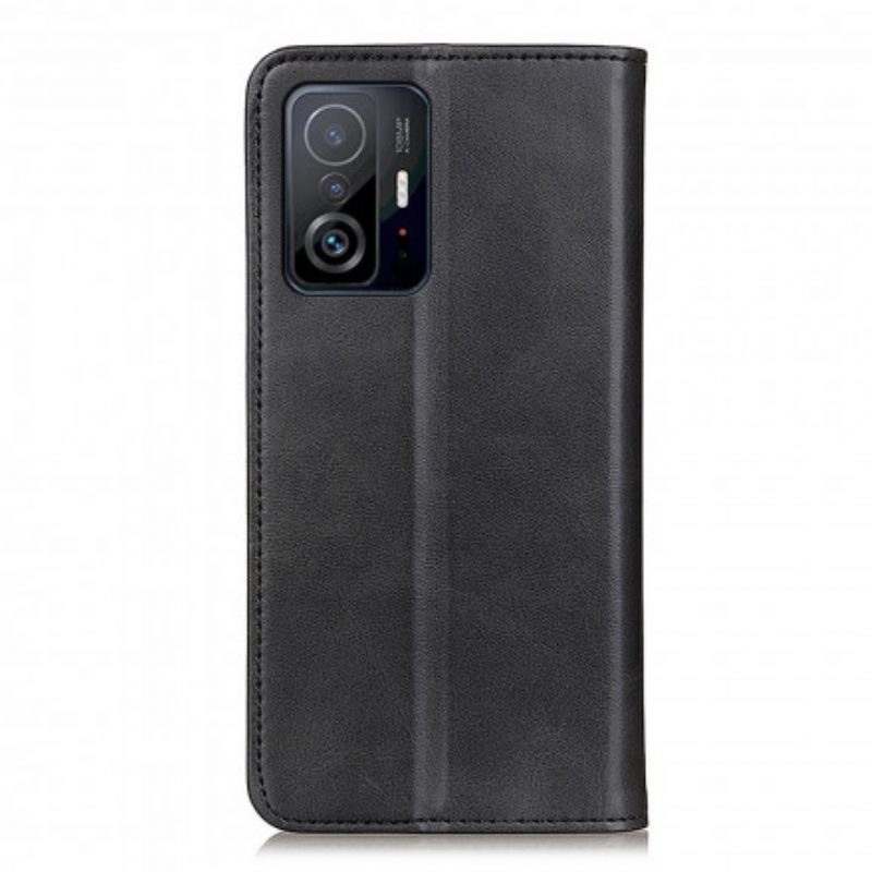 Bescherming Hoesje voor Xiaomi 11T / 11T Pro Folio-hoesje Mat Splitleer