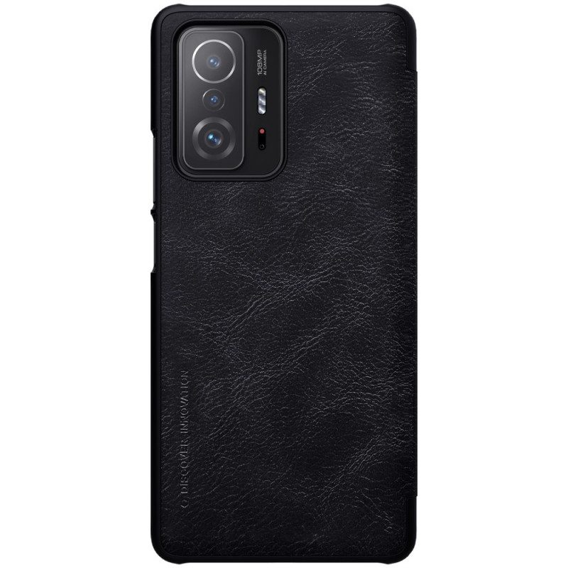 Bescherming Hoesje voor Xiaomi 11T / 11T Pro Folio-hoesje Nillkin Qin-serie