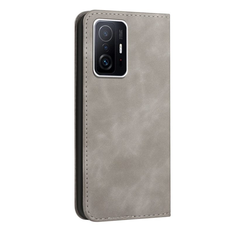 Bescherming Hoesje voor Xiaomi 11T / 11T Pro Folio-hoesje S-design In Leerstijl