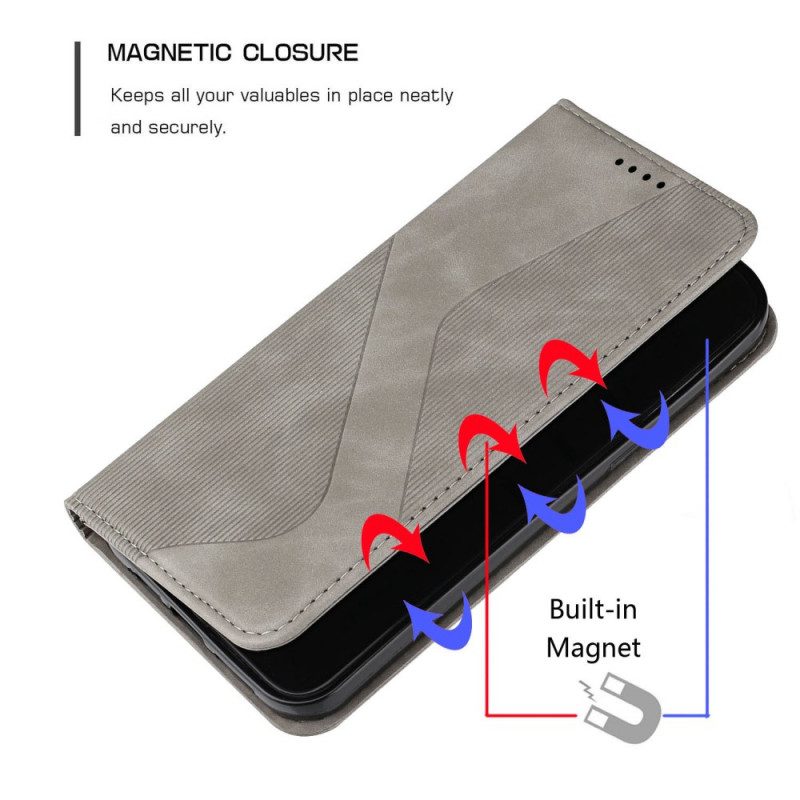 Bescherming Hoesje voor Xiaomi 11T / 11T Pro Folio-hoesje S-design In Leerstijl