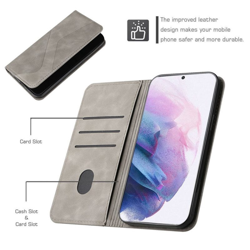 Bescherming Hoesje voor Xiaomi 11T / 11T Pro Folio-hoesje S-design In Leerstijl