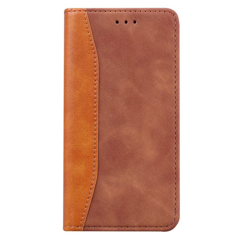 Bescherming Hoesje voor Xiaomi 11T / 11T Pro Folio-hoesje Zakelijk Leereffect Met Twee Textuur