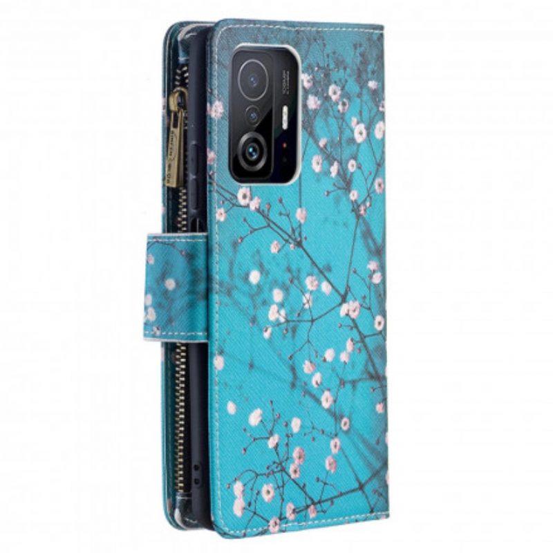 Flip Case voor Xiaomi 11T / 11T Pro Boomzak Met Rits