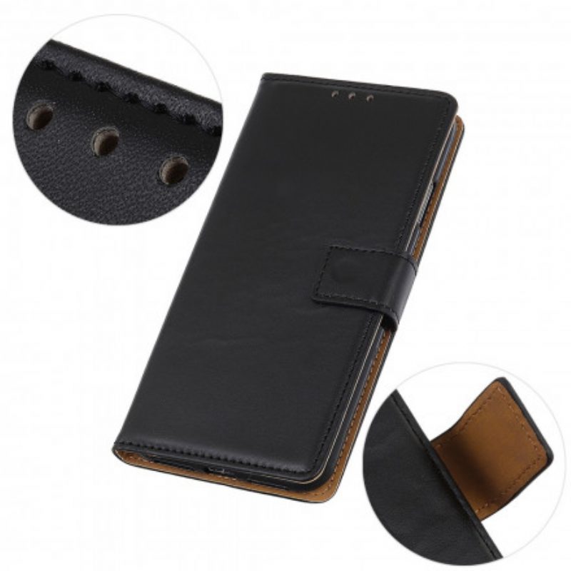 Flip Case voor Xiaomi 11T / 11T Pro Effen Kunstleer