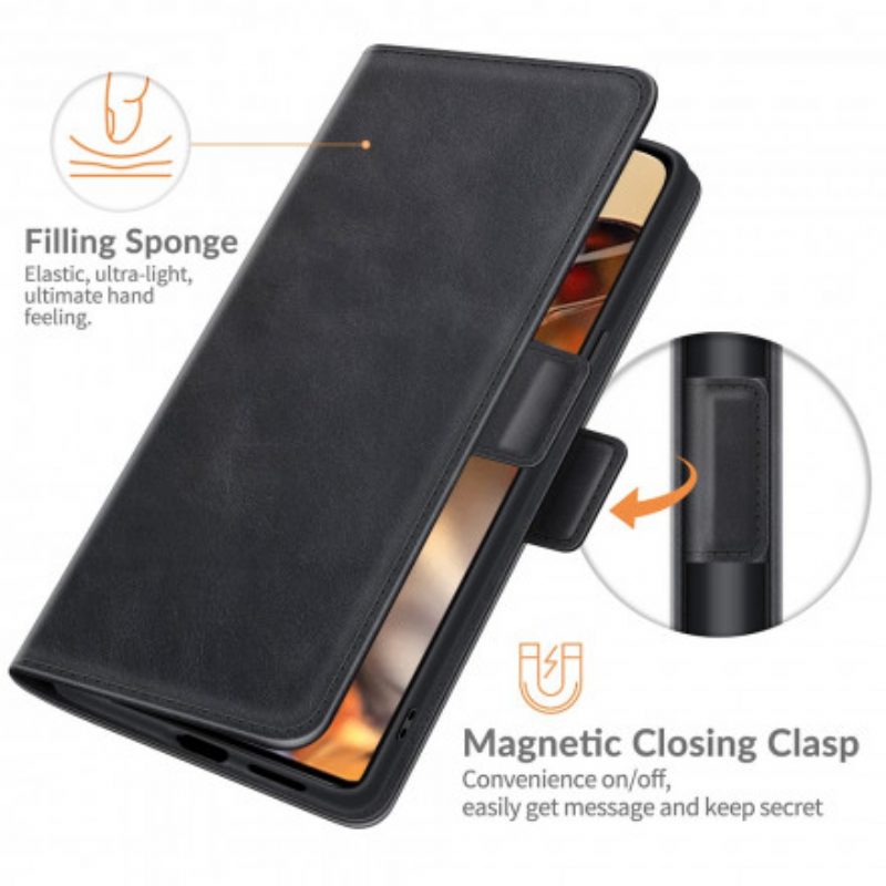 Flip Case voor Xiaomi 11T / 11T Pro Folio-hoesje Klassieke Dubbele Klep